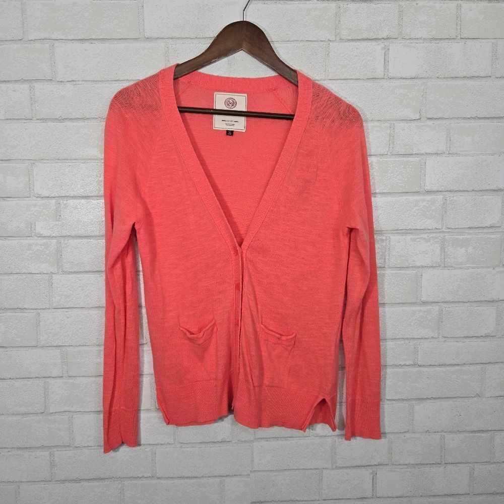 SO light pink cardigan sweater
